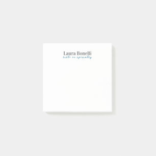 Minimalistischer professioneller moderner einfache post-it klebezettel