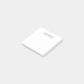 Minimalistischer professioneller moderner einfache post-it klebezettel (angewinkelt)