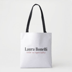 Minimalistischer professioneller moderner einfache tasche