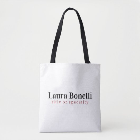 Minimalistischer professioneller moderner einfache tasche (Vorderseite)