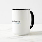 Minimalistischer professioneller moderner einfache tasse (VorderseiteRechts)