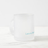 Minimalistischer professioneller moderner Name Azu Mattglastasse (Vorderseite Links)