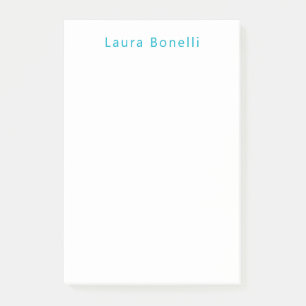 Minimalistischer professioneller moderner Name Azu Post-it Klebezettel