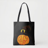 Minimalistischer Pumpkin-Hexenhut Tasche (Vorderseite)