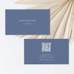Minimalistischer QR-Code Beruflich Visitenkarte<br><div class="desc">Minimalistischer QR Code Berufliche Visitenkarte. Erstellen Sie Ihre eigenen Visitenkarten,  indem Sie einfach Ihre Daten hinzufügen. Dieses Design enthält einen scannbaren QR-Code,  den Sie personalisieren können,  um Ihre Kunden an Ihre Social Media oder Website zu senden.</div>