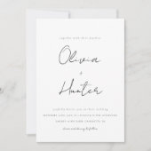 Minimalistischer QR-Code Einladung (Vorderseite)