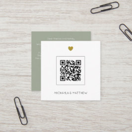 Minimalistischer QR-Code Einladung