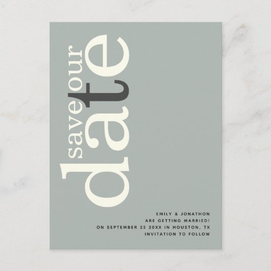 Minimalistischer QR-Code für Elfenbeinkühe Save th Postkarte (Vorderseite)