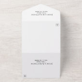 Minimalistischer QR-Code für Fotos All In One Einladung (Außenbereich)