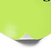 Minimalistischer QR-Code für moderne Unternehmen Poster (Ecke)