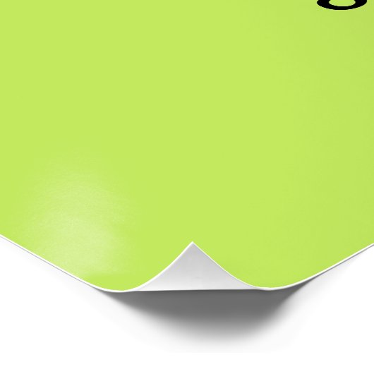 Minimalistischer QR-Code für moderne Unternehmen Poster (Ecke)