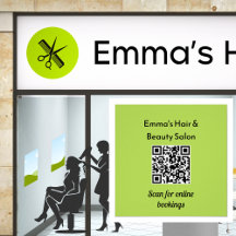 Minimalistischer QR-Code für moderne Unternehmen