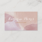 Minimalistischer QR-Code für neutrales Ton Berufli Visitenkarte (Vorderseite)