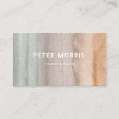 Minimalistischer QR-Code für neutrales Ton Berufli Visitenkarte (Vorderseite)