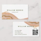 Minimalistischer QR-Code für neutrales Ton Berufli Visitenkarte