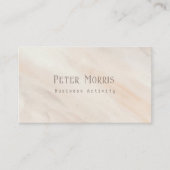 Minimalistischer QR-Code für rosafarbenen neutrale Visitenkarte (Vorderseite)