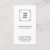 Minimalistischer QR-Code für soziale Medien - Beru Visitenkarte (Vorderseite)