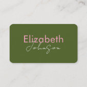 Minimalistischer QR-Code für soziale Medien Visitenkarte (Rückseite)