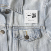 Minimalistischer QR-Code für Unternehmen Button (Beispiel)