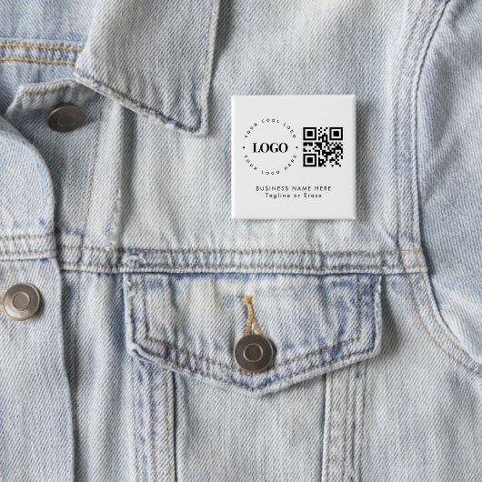 Minimalistischer QR-Code für Unternehmen Button (Beispiel)
