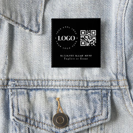 Minimalistischer QR-Code für Unternehmen Button