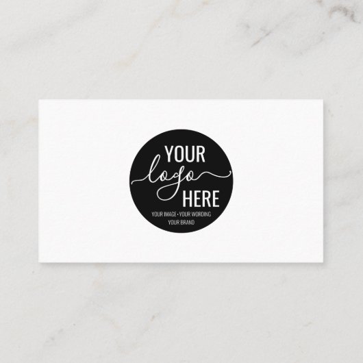 Minimalistischer QR-Code für Unternehmen Visitenkarte (Rückseite)