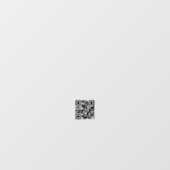 Minimalistischer QR-Code Geschäftsöffnungszeiten w Fensteraufkleber (Blatt)