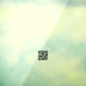 Minimalistischer QR-Code Geschäftsöffnungszeiten w Fensteraufkleber (Blatt 3)