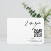 Minimalistischer QR-Code Hochfahren kleiner UAWG Begleitkarte (Stehend Vorderseite)