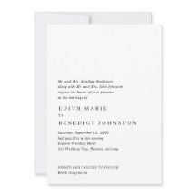 Minimalistischer QR-Code Moderne Hochzeit