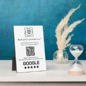 Minimalistischer QR-Code | Moderne saubere benutze Fotoplatte (Seite)