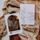 Minimalistischer QR Code Nichts Extravagant nur Li Einladung