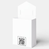Minimalistischer QR-Code-Prüfung Geschenkschachtel (Geöffnet)