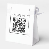 Minimalistischer QR-Code-Prüfung Geschenkschachtel (Rückseite)