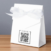 Minimalistischer QR-Code-Prüfung Geschenkschachtel