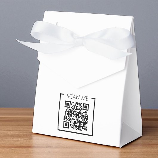 Minimalistischer QR-Code-Prüfung Geschenkschachtel