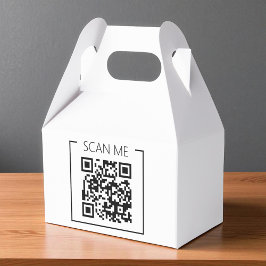 Minimalistischer QR-Code-Prüfung Geschenkschachtel