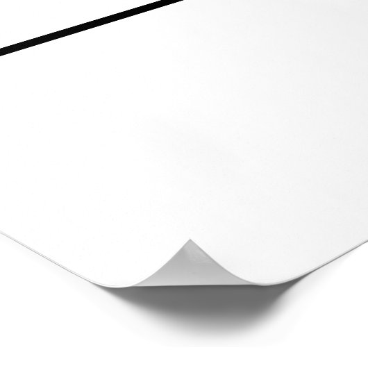 Minimalistischer QR-Code-Prüfung Poster (Ecke)