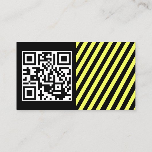 Minimalistischer QR-Code sauber und modern Visitenkarte (Rückseite)