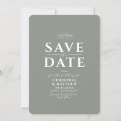 Minimalistischer QR-Code Save The Date (Vorderseite)