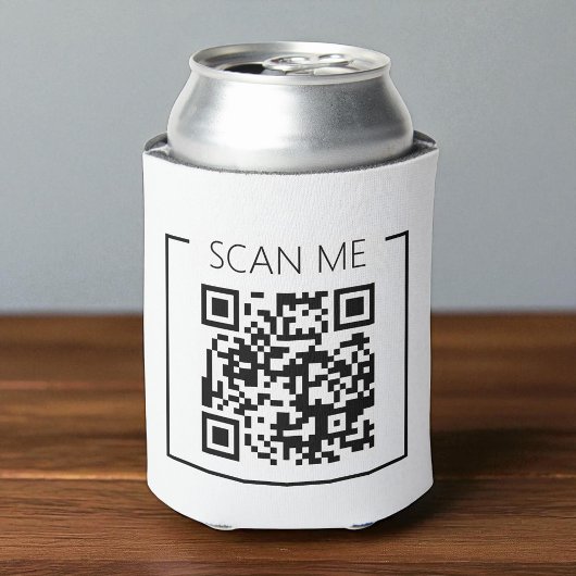 Minimalistischer QR-Code-Scan-Me-Geschäfts Dosenkühler