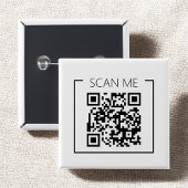 Minimalistischer QR-Code-Scan-Me-Geschäftsbutton Button
