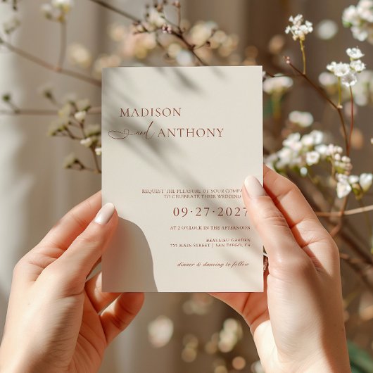 Minimalistischer QR-Code-UAWG von Boho Einladung