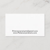 Minimalistischer QR-Code Vielen Dank Visitenkarte (Rückseite)