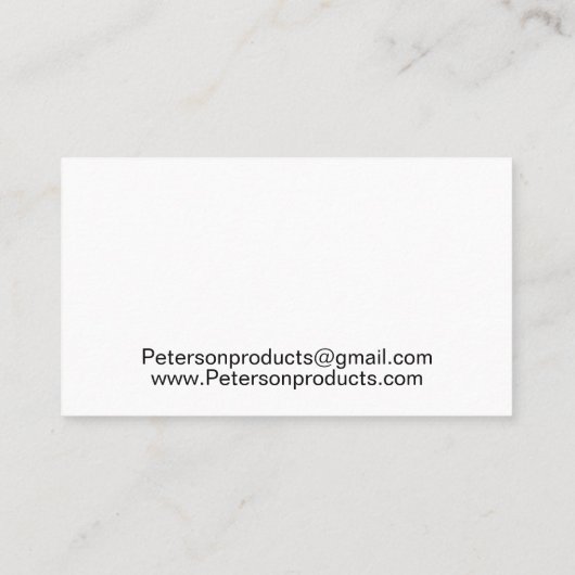 Minimalistischer QR-Code Vielen Dank Visitenkarte (Rückseite)