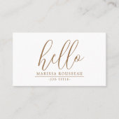 Minimalistischer QR-Code Visitenkarte (Vorderseite)