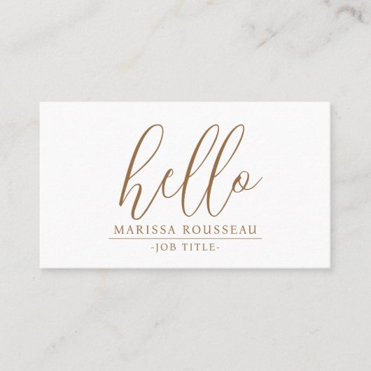 Minimalistischer QR-Code Visitenkarte (Vorderseite)