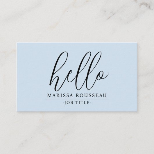 Minimalistischer QR-Code Visitenkarte (Vorderseite)