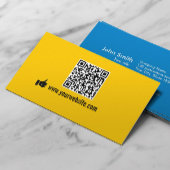 Minimalistischer QR-Code Visitenkarte