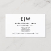 Minimalistischer QR-Code Visitenkarte (Rückseite)